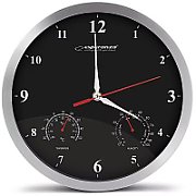 Esperanza Washington Black Mechanical Wall Clock Round Black