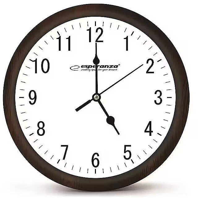 Esperanza Los Angeles Mechanical clock Round Black  White