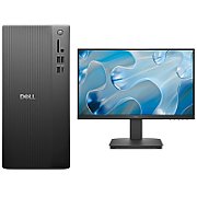 Desktop PC Dell Tower ECT1250, Intel Core i5-14400 (10 C / 16 T, 2.5 GHz - 4.7 GHz, 20 MB cache, 65 W), 16 GB RAM, 1 TB SSD, Fara unitate optica, nVidia GeForce RTX 5060 8 GB, 360 W Platinum, Windows 11 Pro