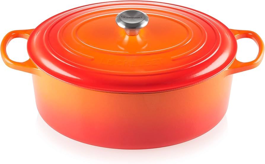 RESIGILAT: Le Creuset Signature Roaster oval 35cm oven red (21178350902430)