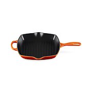RESIGILAT: Le Creuset Signature Square Grill Pan 26cm oven red (20183260900422)