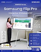 RESIGILAT: Samsung Digital Signage Flip 65 Interactive Display Android WA65D (LH65WADWLGCXEN)