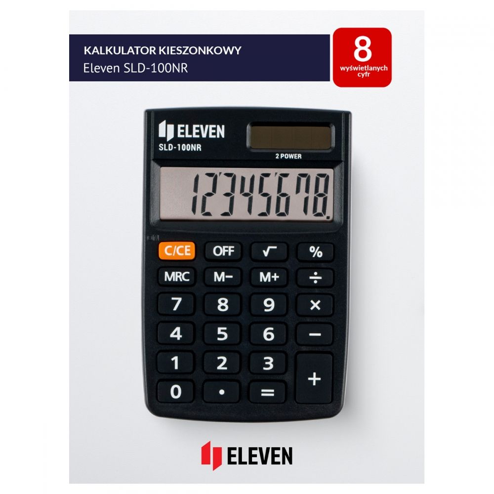 Eleven SLD-100NR pocket calculator