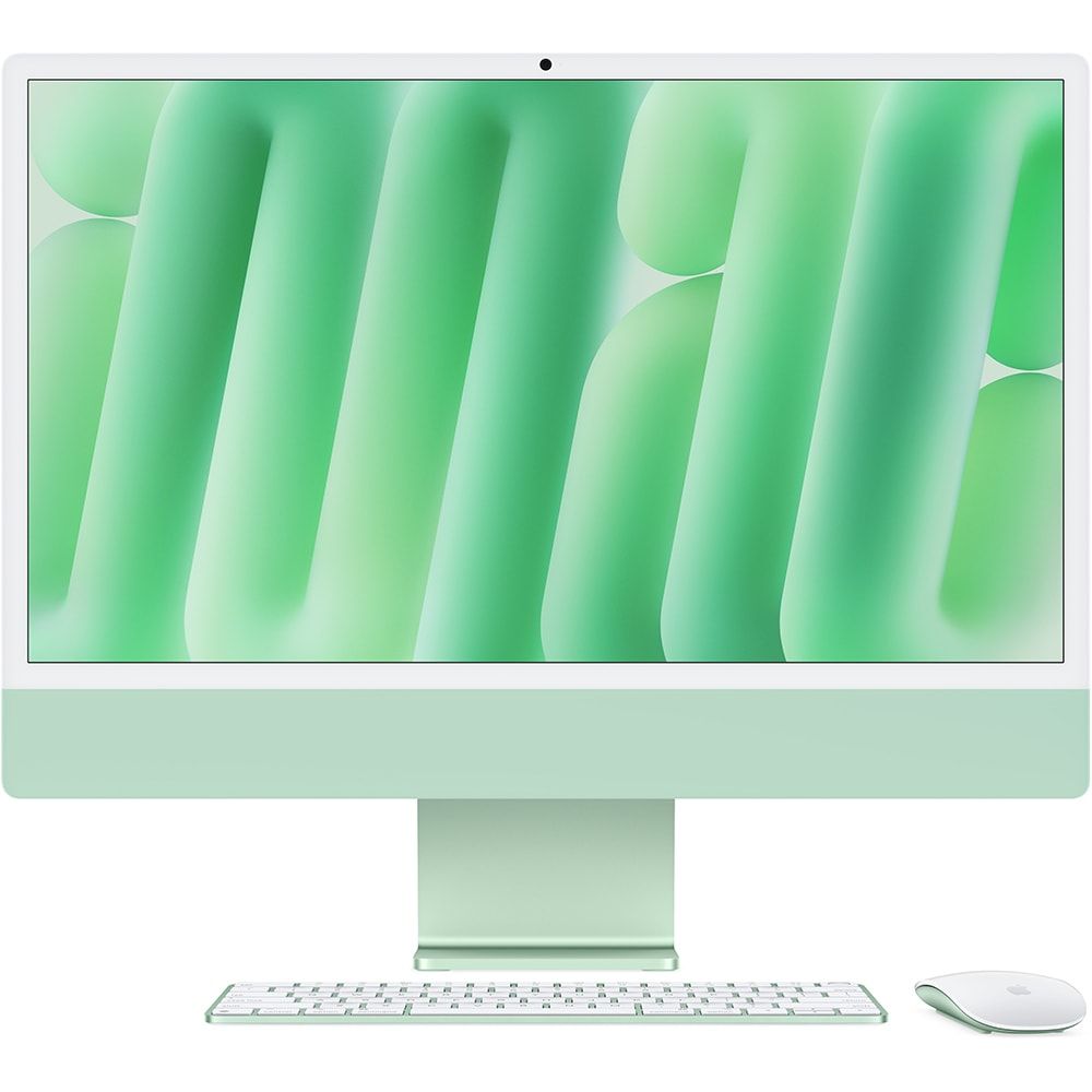 Apple iMAC 24  Retina 4.5k/ Apple M4 (CPU 10-core, GPU 10-core, Neural Engine16-core)/16GB/256GB - Green - INT KB (2024)