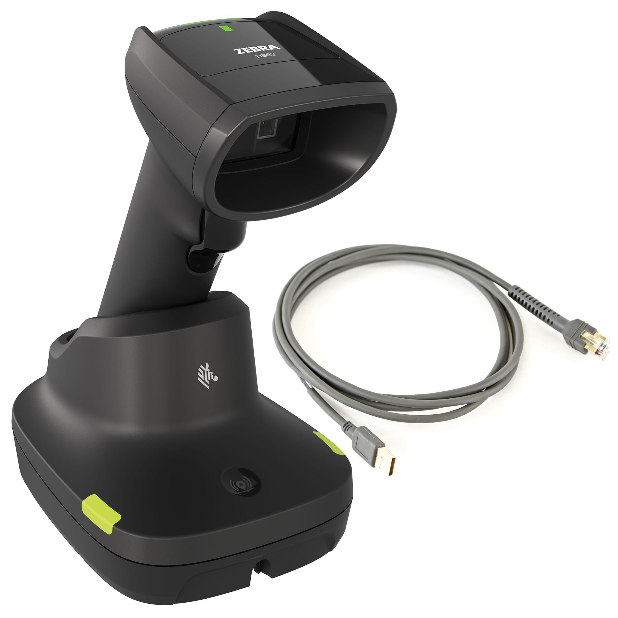 Zebra DS8288, BT, 2D, FIPS, BT, kit (USB), Qi, black