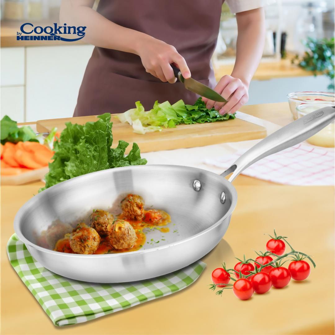 TIGAIE INOX 3 STRATURI 24X4 CM, ATOMIC3, COOKING BY HEINNER