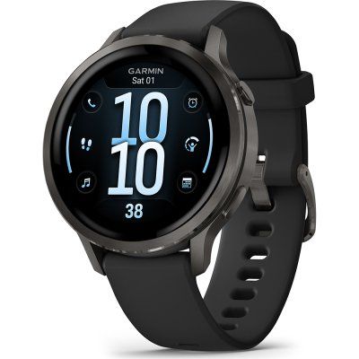 Garmin Venu 4 3.05 cm (1.2 ) AMOLED 41 mm Digital 390 x 390 pixels Touchscreen Black Wi-Fi GPS (satellite)