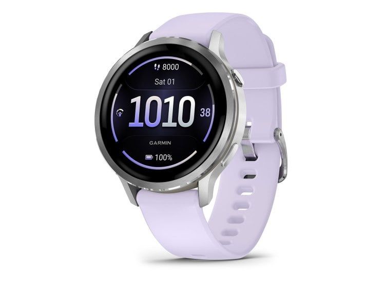 Garmin Venu 4 3.05 cm (1.2 ) AMOLED 41 mm Digital 390 x 390 pixels Touchscreen Silver Wi-Fi GPS (satellite)