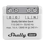 Inteligentny sterownik do pomiaru zużycia energii WiFi Shelly EM Mini Gen4