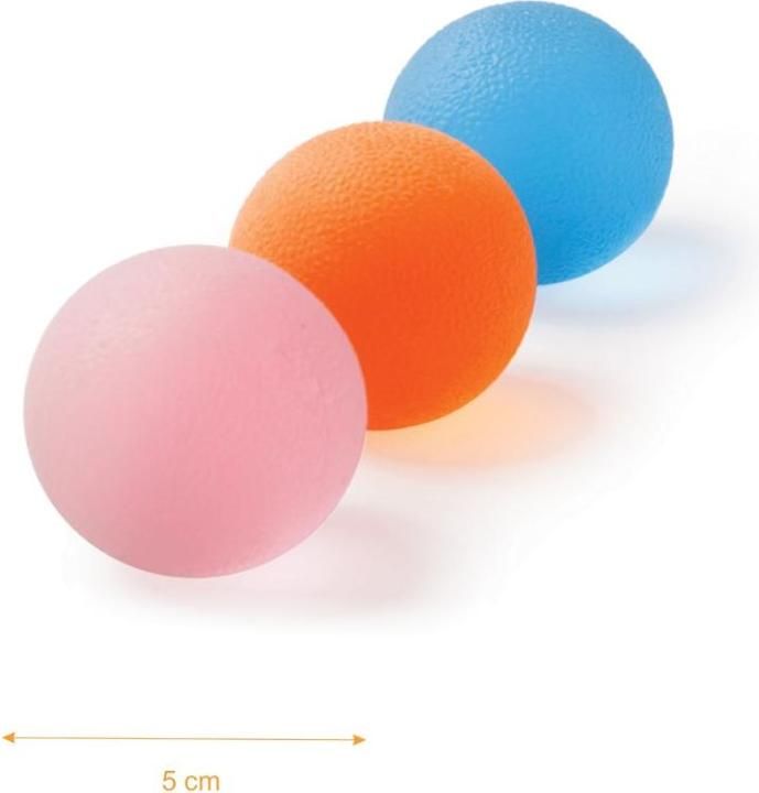Gel ball for hand rehabilitation - Rose