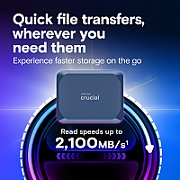 Crucial X10 1 TB USB Type-C USB 3.2 Gen 2x2 Albastru