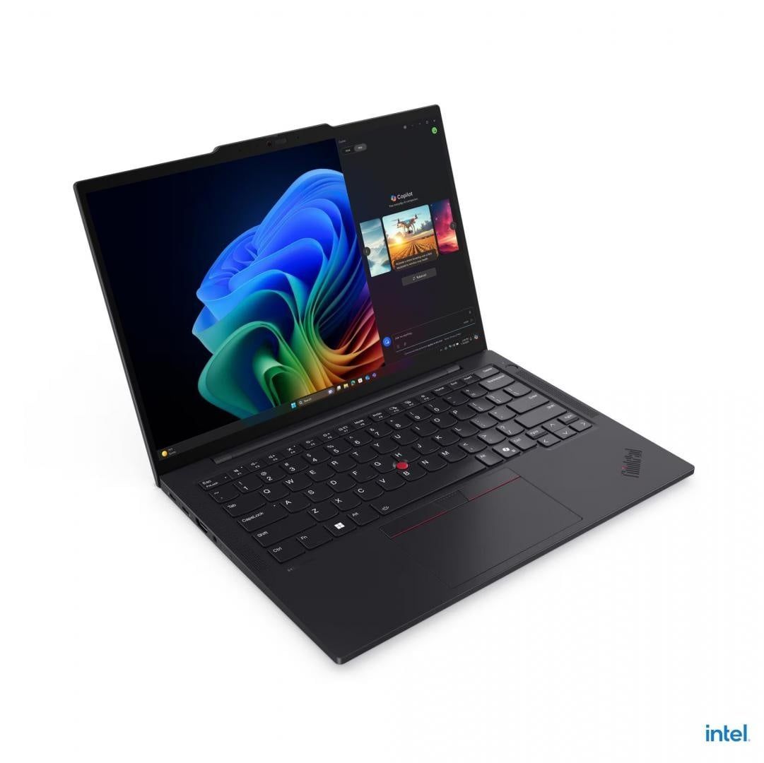 Laptop Lenovo ThinkPad T14 Gen 6, 14 inch 1920 x 1200, Intel Ultra 7 265H (16 C / 16 T, 2.3 GHz - 5.3 GHz), 64 GB DDR5, 1 TB SSD, Intel Arc Graphics 140T, Windows 11 Pro, Tastatura International, Black