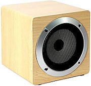 OMEGA SPEAKER OG61W WOODEN 4  5W BLUETOOTH V4.2 BROWN TWS SYSTEM