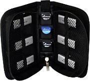 MediaRange Media storage wallet for 6 USB  and 3 SD nylon, black