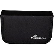 MediaRange Media storage wallet for 6 USB  and 3 SD nylon, black