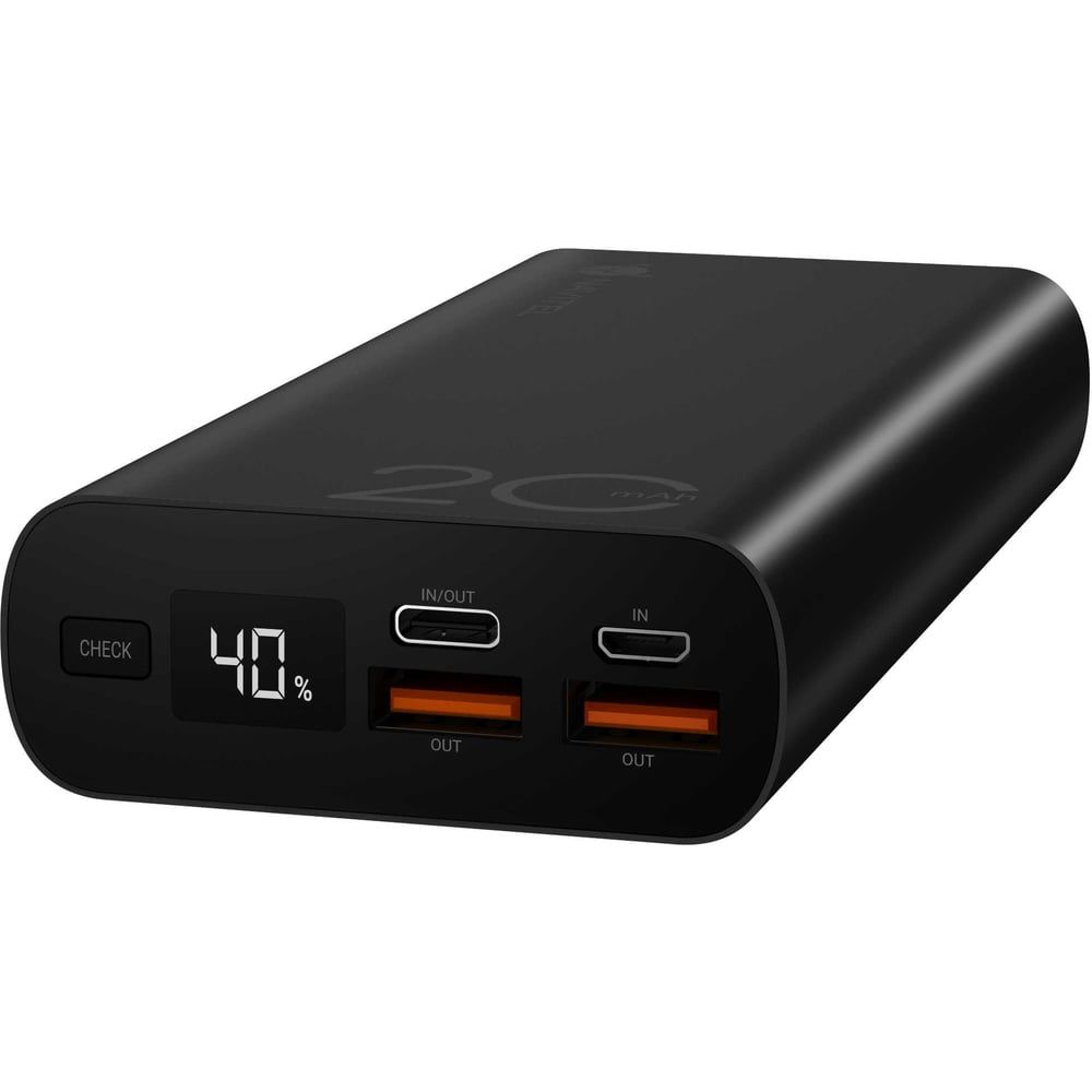 Portable Power Bank Navitel PWR20 AL Black 20000 mAh