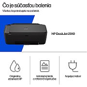 Imprimanta multifunctionala inkjet ciss color HP DeskJet 2910, A4, USB 2.0, Wi-Fi, 7.5 ppm negru, 5.5 ppm color