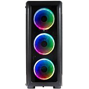 Desktop PC Spacer Warlord, Intel Core i5-12400F (6 C / 12 T, 2.5 GHz - 4.40 GHz, 18 MB cache), 16 GB RAM, 512 GB SSD, Fara unitate optica, nVidia GeForce RTX 3060 12 GB, Fara sistem de operare