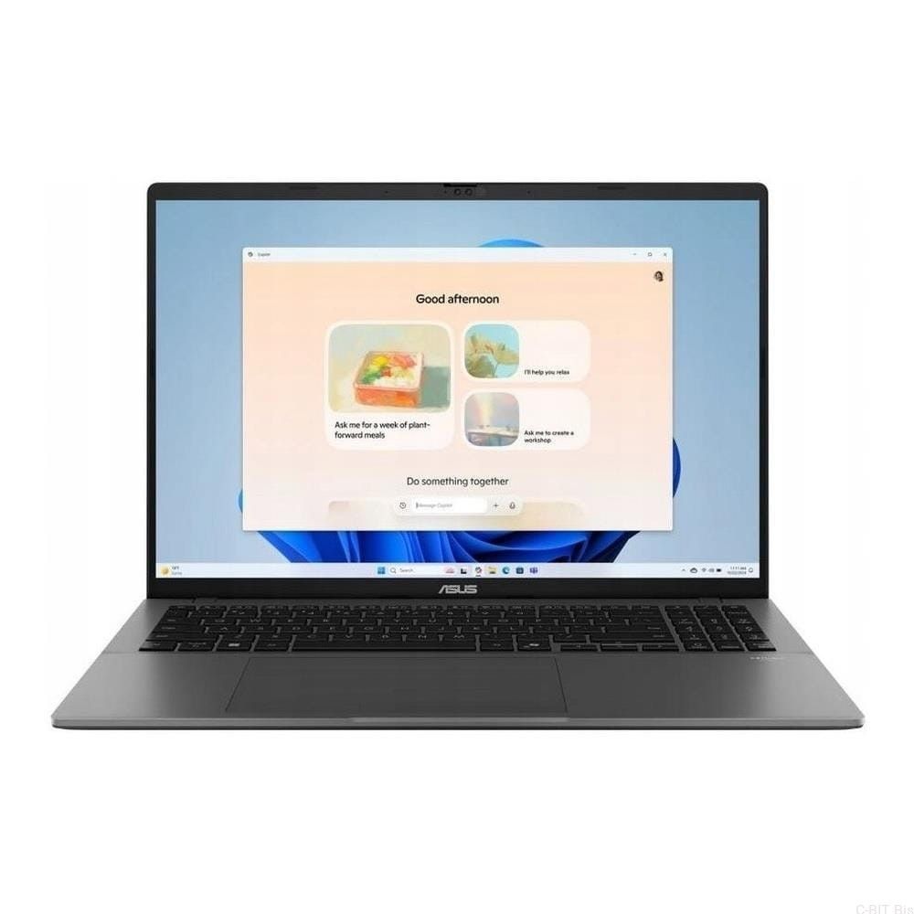 Laptop ASUS Vivobook S16 S3607VA-RP098W, 16 inch 1920 x 1200, Intel Core 5 - 210H (8 C / 12 T, 2.2 GHz - 4.8 GHz, 12 MB cache, 28 W), 16 GB DDR5, 512 GB SSD, Intel UHD Graphics, Windows 11 Home, Tastatura International, Gri/Mat
