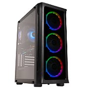 Desktop PC Spacer Conqueror, AMD Ryzen 5 - 9600X (6 C / 12 T, 3.9 GHz - 5.4 GHz), 32 GB RAM, 2 TB SSD, Fara unitate optica, AMD Radeon RX 9060 XT 8 GB, Fara sistem de operare
