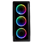 Desktop PC Spacer Conqueror, AMD Ryzen 5 - 9600X (6 C / 12 T, 3.9 GHz - 5.4 GHz), 32 GB RAM, 2 TB SSD, Fara unitate optica, AMD Radeon RX 9060 XT 8 GB, Fara sistem de operare