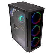 Desktop PC Spacer Conqueror, AMD Ryzen 5 - 9600X (6 C / 12 T, 3.9 GHz - 5.4 GHz), 32 GB RAM, 2 TB SSD, Fara unitate optica, AMD Radeon RX 9060 XT 8 GB, Fara sistem de operare