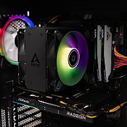 Desktop PC Spacer Conqueror, AMD Ryzen 5 - 9600X (6 C / 12 T, 3.9 GHz - 5.4 GHz), 32 GB RAM, 2 TB SSD, Fara unitate optica, AMD Radeon RX 9060 XT 8 GB, Fara sistem de operare