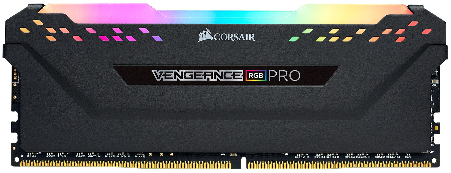 Vengeance RGB PRO Black 16GB, DDR4, 3200MHz, CL16, 1x16GB, 1.35V, OEM Bulk, Negru