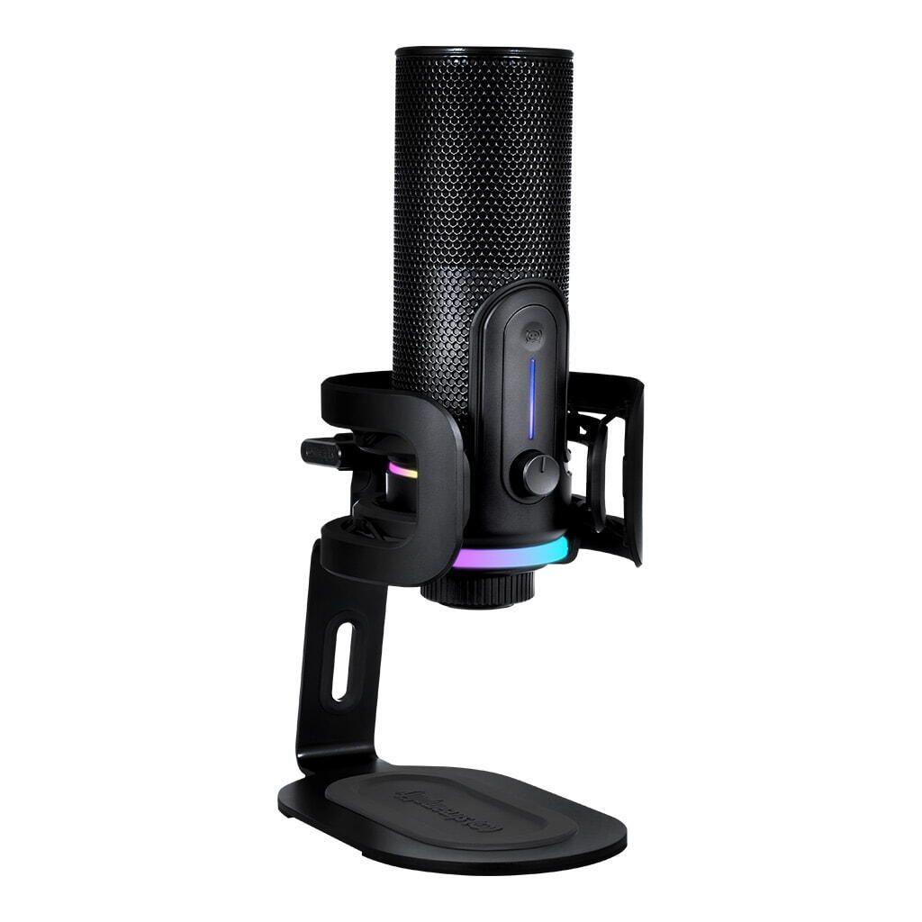 MIC PRO RGB, 3.5mm jack, USB-C, Stereo, Negru, SPMC-MP3C327.11