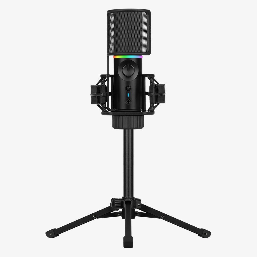 MIC RGB, USB-A, Negru - cu Tripod, SPMC-MZ1C127.11