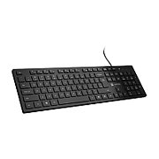 Tastatura Natec Herring Slim, membrana, lungime cablu 150cm, 105 taste, layout ANSI-ISO, negru