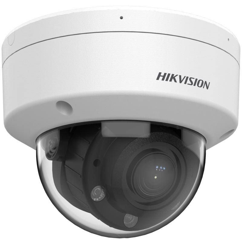 Camera de supraveghere IP Dome 2MP Hikvision DS-2CD1723G2- LIZU(2.8-12MM), lentila varifocala: 2.8-12mm, iluminare min: Color: 0.005 Lux @ (F1.6, AGC ON),B/W: 0 Lux cu lumina alba: 30m, IR: 30m, microfon incorporat, slot card de memorie: microSD/microSDHC/microSDXC maxim 512GB, alarma la evenimente