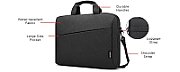 Geanta laptop Lenovo Casual Topload T210, 17 , Negru, Functii: Rezistenta la apa, Tip inchidere: Fermoar, Material: Poliester, Dimen diuni (Lungime x Inaltime x Adancime): 430mm x 60mm x 325mm, Greutate: 0.478 Kg, Garantie: 1 an