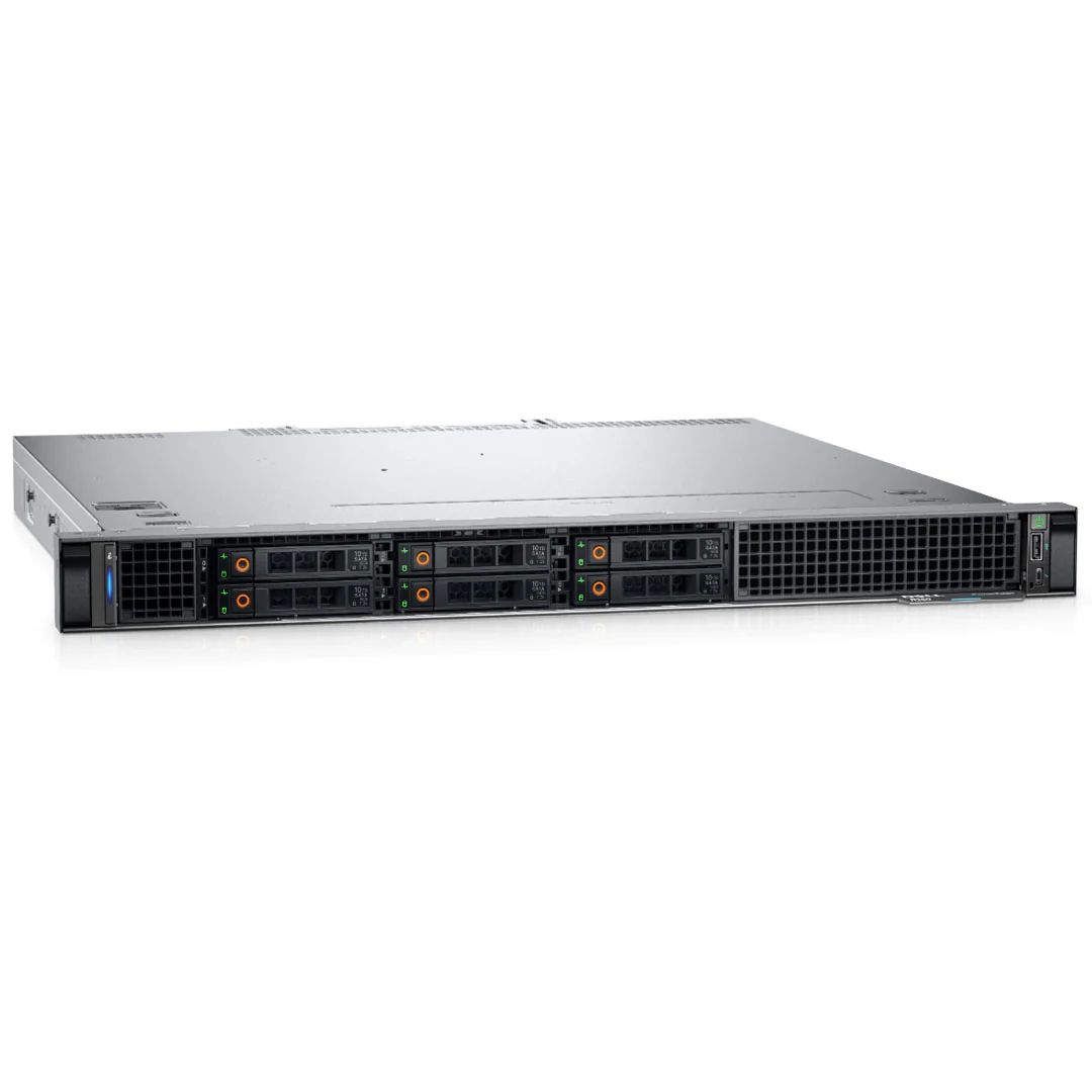 PowerEdge R260 Rack Server Intel Xeon 6 Performance 6325P 3.5G, 4C/8T, 12M Cache, Turbo, (55W) DDR5-4800, 16GB UDIMM, 5600MT/s ECC, 480GB SSD SATA Read Intensive 6Gbps 512e 2.5in Hot-plug AG Drive, 2.5 Chassis with up to 6 Hot Plug Drives (SAS/SATA), Motherboard with Broadcom 5720 Dual Port 1Gb
