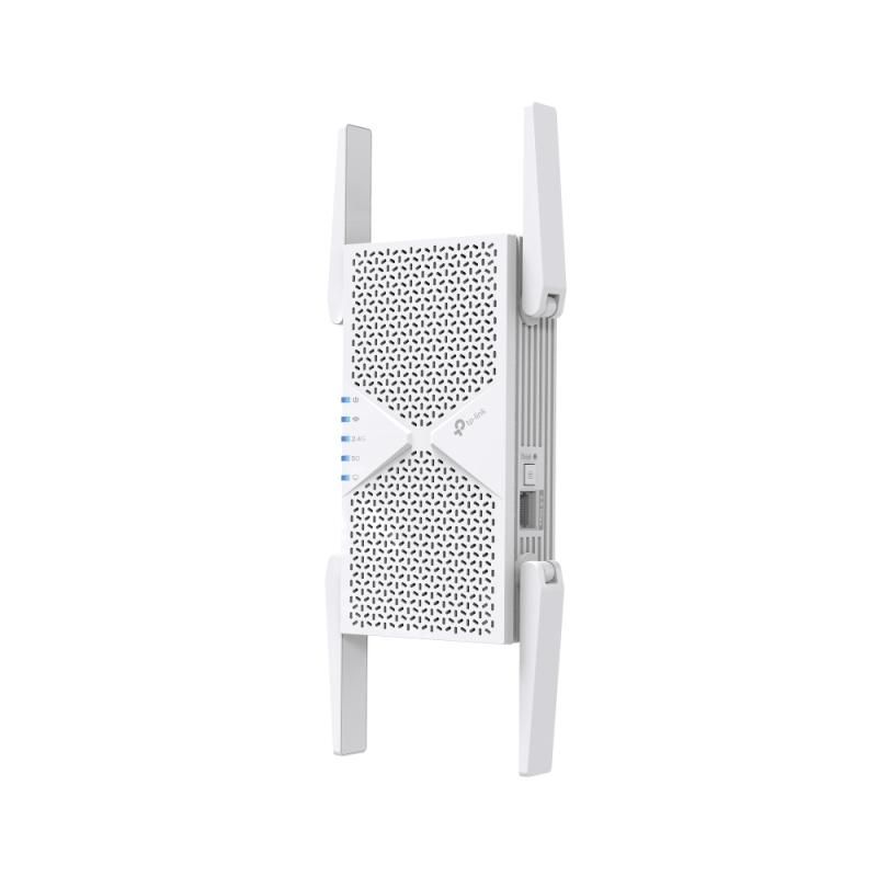 TP-Link BE6500 Dual-Band Wi-Fi 7 Range Extender, 1× 2.5 Gbps Ethernet Port, 100-240V~50/60Hz 0.3A, 4 External Antennas, putere maxima 15W