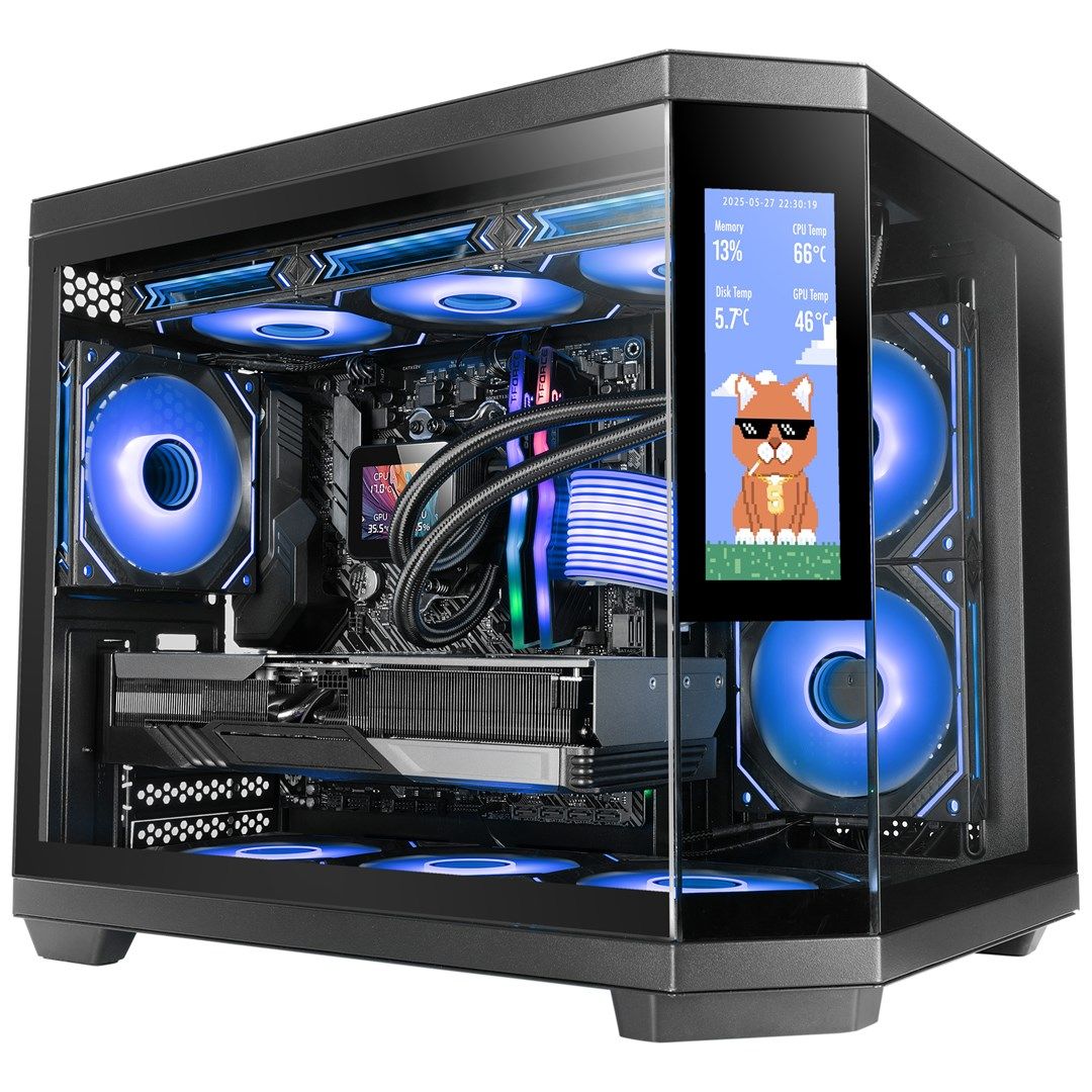 TACENS MARS MC-3TCORELCDM 7.2  IPS LCD mATX-obudowa