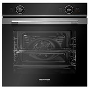 Cuptor incorporabil Heinner HBO-M7210GCDRC-GIX, multifunctional, Clasa energetica A+, Capacitate 72 L, Timer digital, Display touch,  Autocuratare catalitica, 10 Functii, Functie pizza, Gatire asistata de ventilatie, Grill, Functie dezghetare, Lumina cuptor, Blocare acces copii, Geam dublu