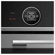 Cuptor incorporabil Heinner HBO-M7210GCDRC-GIX, multifunctional, Clasa energetica A+, Capacitate 72 L, Timer digital, Display touch,  Autocuratare catalitica, 10 Functii, Functie pizza, Gatire asistata de ventilatie, Grill, Functie dezghetare, Lumina cuptor, Blocare acces copii, Geam dublu