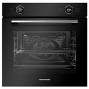 Cuptor incorporabil Heinner HBO-M7210GCDRC-GBK, multifunctional, Clasa energetica A+, Capacitate 72 L, Timer digital, Display touch,  Autocuratare catalitica, 10 Functii, Functie pizza, Gatire asistata de ventilatie, Grill, Functie dezghetare, Lumina cuptor, Blocare acces copii, Geam dublu