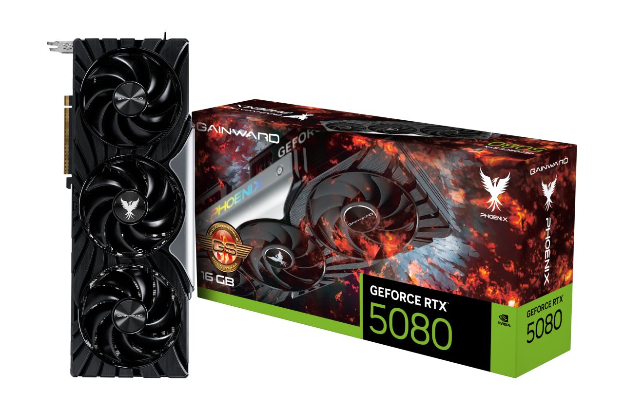 Placa video GAINWARD GeForce RTX 5080 Phoenix GS 16 GB GDDR7 256 bit