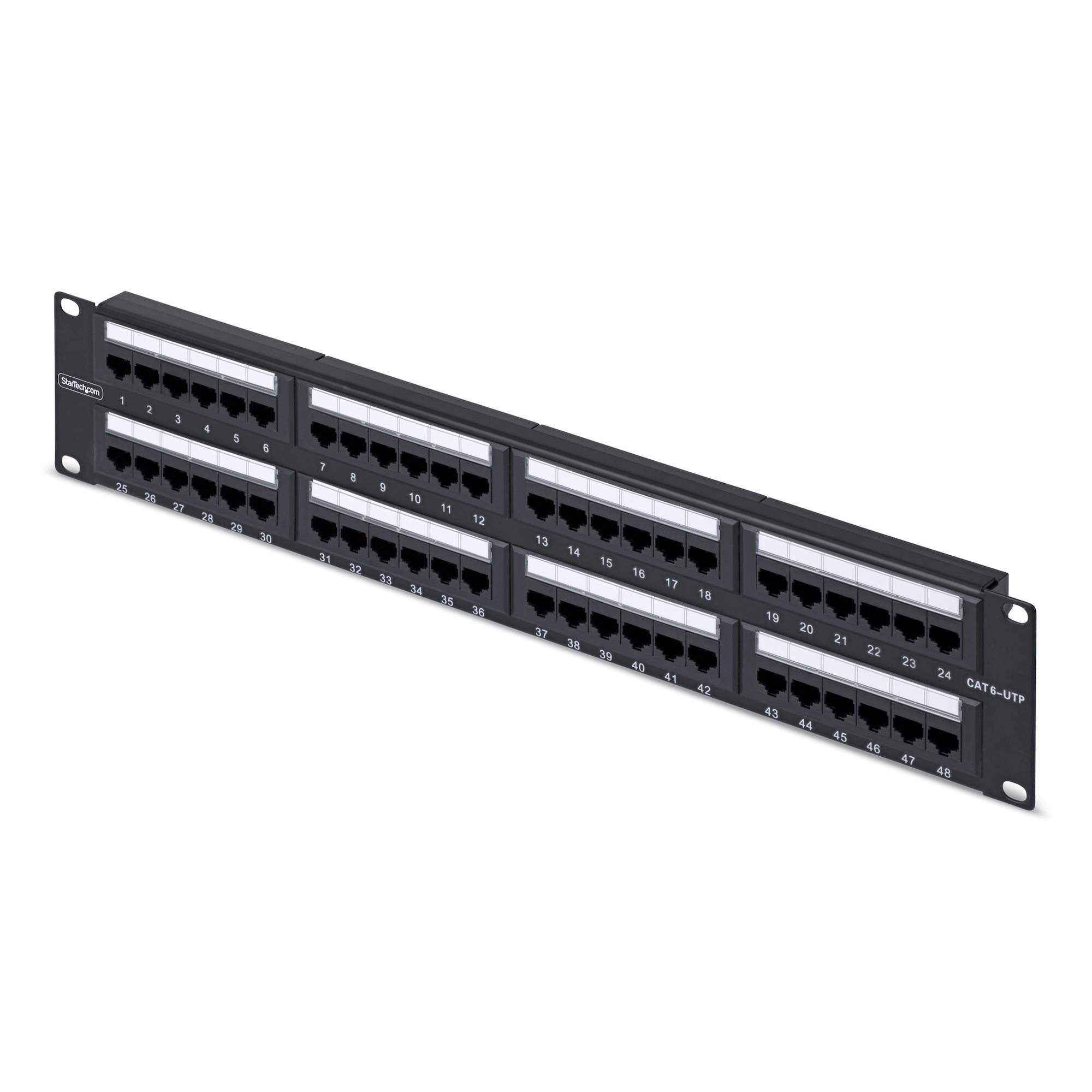 48-PORT 2U CAT6 PATCH PANEL/