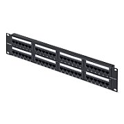 48-PORT 2U CAT6 PATCH PANEL/
