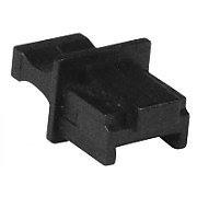inLine Staub-Schutzkappe LAN RJ45, schwarz/black/noir