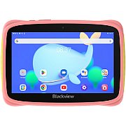 Blackview Tab 3 Kids, Blue, 7-inch HD 1024x600, 7731E Quad-core 1.3GHz, Front 0.3MP Rear 2MP Camera, 2GB/32GB, 3280mAh battery, NO Charging Doke 3.0 Go (Android 13), WiFi version, 802.11 b/g/n(2.4GHz), Pink