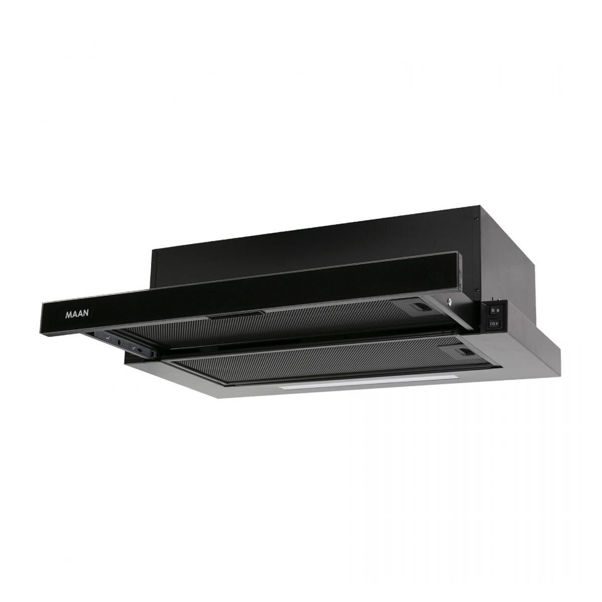 Telescopic hood MAAN Corona 2 G 60 315 m3/h  Black
