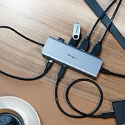 USB-C DSPPT ALT MODE DUAL 4K/HDMI MULTI-PORT DOCK W/100W PASS