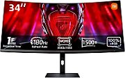 Xiaomi G34WQi. Display diagonal: 86.4 cm (34 ), Display resolution: 3440 x 1440 pixels, HD type: Wide Quad HD, Display technology: LED, Response time: 1 ms, Native aspect ratio: 21:9, Viewing angle, horizontal: 178°, Viewing angle, vertical: 178°. VESA mounting, Height adjustment. Product colour
