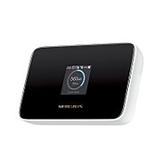 150Mbps 4G LTE Mobile Wi-Fi Build-In 150Mbps 4G LTE Modem SPEED: 287 Mbps at 2.4 GHz, 4G Cat4 150/50 Mbps SPEC: 1.44 Inch Screen Display, FDD-LTE (B1/B3/B5/B7/B8/B20/B28), TDD- LTE (B38/B40), HSPA+/UMTS (B1/B5/B8) FEATURE: Wi-Fi 6, MERCUSYS App, Build-In 2400 mAh Rechargeable Battery