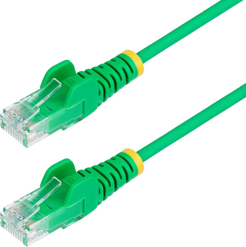 25CM GREEN SLIM CAT6 CABLE/SNAGLESS RJ45 UTP PATCH CABLE