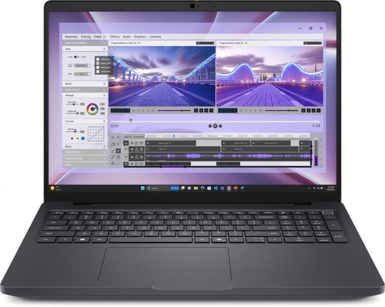 Laptop Dell Pro Max 16 MC16250, 16 inch 1920 x 1200, Intel Ultra 7 265H (16 C / 16 T, 2.3 GHz - 5.3 GHz), 32 GB DDR5, 1 TB SSD, Intel Arc Graphics 140T, Windows 11 Pro, Tastatura International, Magnetite